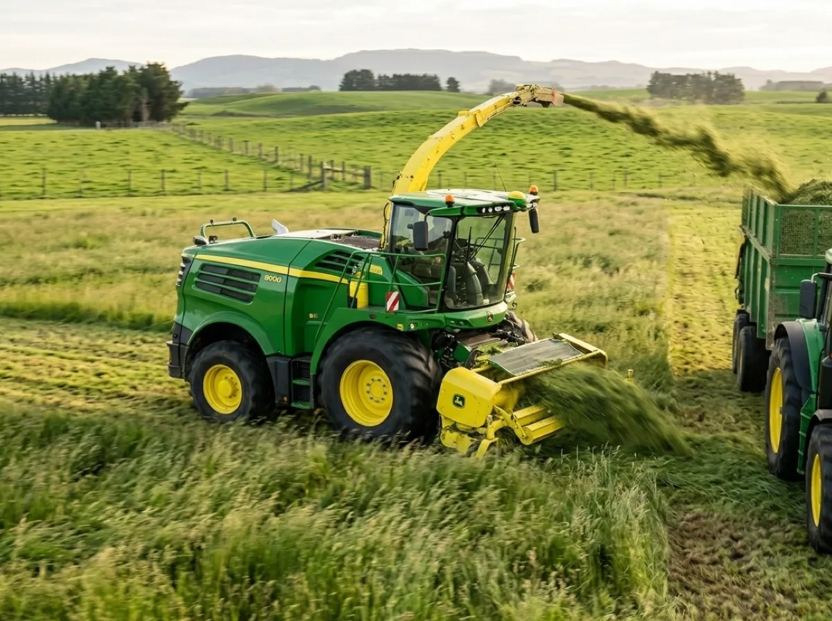 John Deere forage harvester